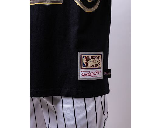 Triko Mitchell & Ness Los Angeles Lakers Big Face 4.0 Tee Black