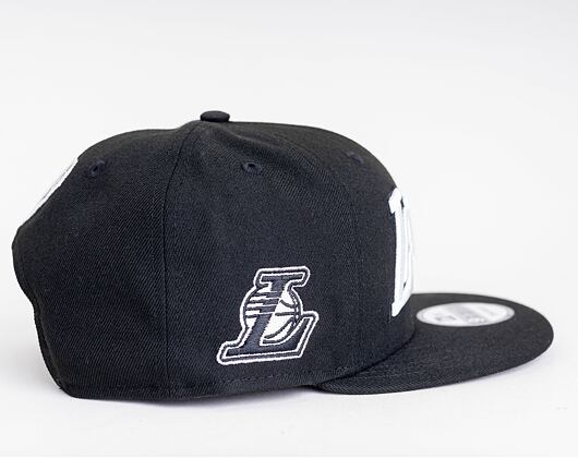 Kšiltovka New Era 9FIFTY NBA22 City Official Los Angeles Lakers Black & White Snapback