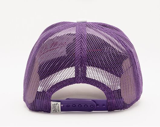Kšiltovka Von Dutch Fargo Trucker Cotton Twill White/Purple