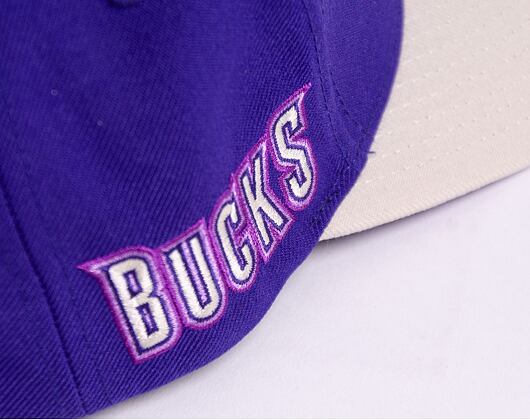 Kšiltovka Mitchell & Ness Off Team Snapback Hwc Milwaukee Bucks Purple