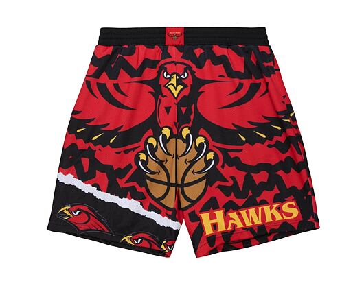 Kraťasy Mitchell & Ness NBA Jumbotron 2.0 Shorts Atlanta Hawks Black / Red