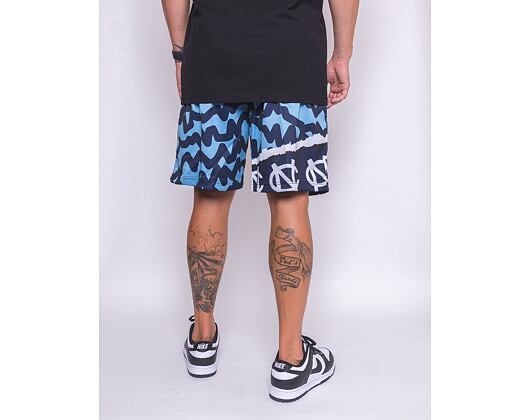 Kraťasy Mitchell & Ness NCAA Jumbotron 2.0 Shorts University Of North Carolina Navy / Light Blue