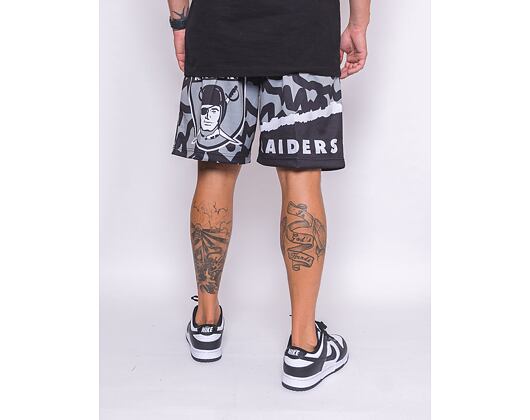 Kraťasy Mitchell & Ness NFL Jumbotron 2.0 Shorts Oakland Raiders Black / Silver