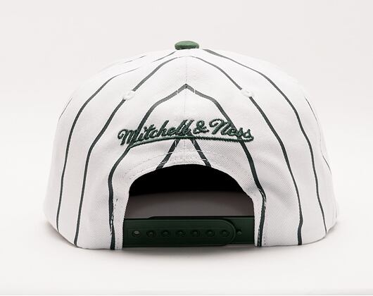 Kšiltovka Mitchell & Ness NBA Retro Pinstripe Snapback Hwc Milwaukee Bucks White