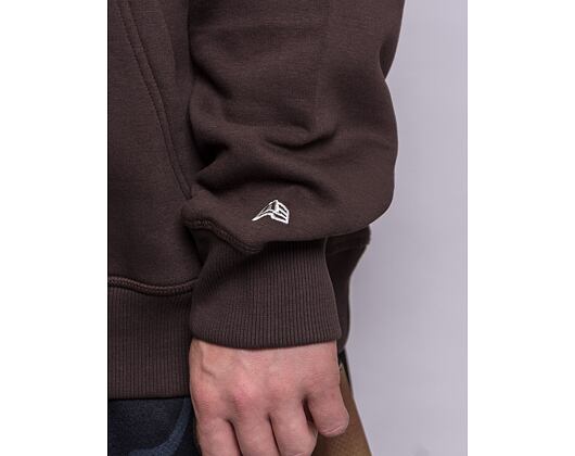 Mikina New Era Heritage Oversized Hoody Brown / Off White