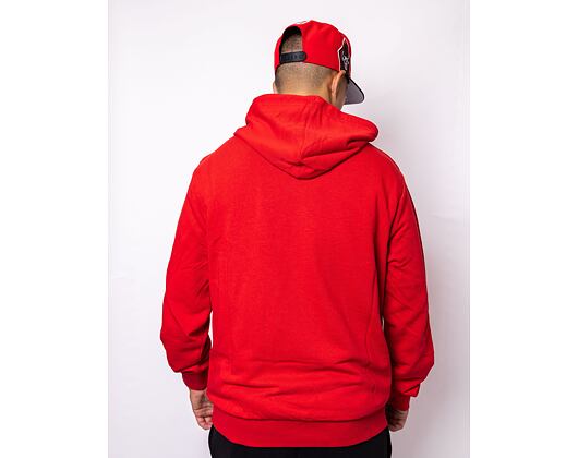 Mikina New Era NBA Foil Print Hoody Chicago Bulls Red/Black