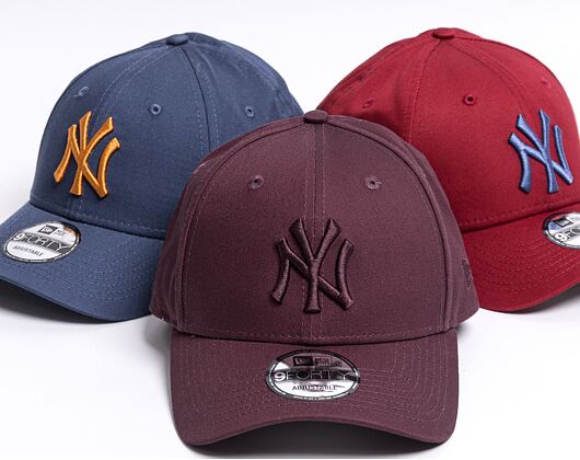 Kšiltovka New Era 9FORTY MLB League Essential Snapback New York Yankees - Maroon