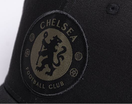 Kšiltovka New Era 9FORTY Seasonal 9forty Chelsea FC Lion Crest Black/Olive