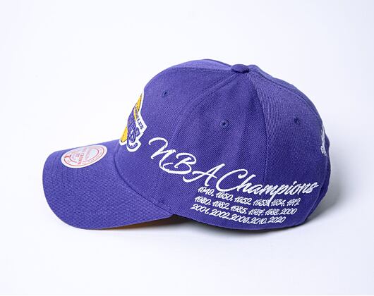 Kšiltovka Mitchell & Ness Champ Wrap Pro Snapback Los Angeles Lakers Purple
