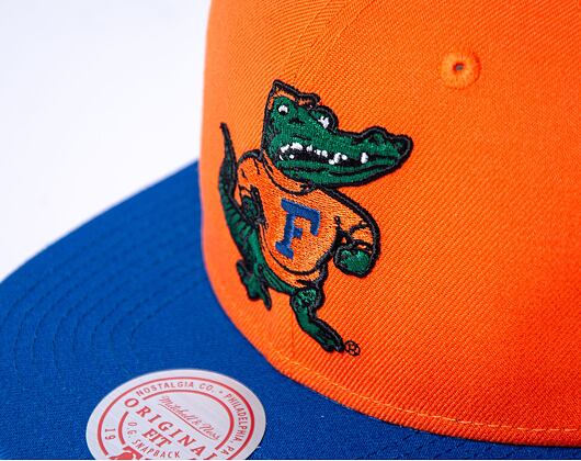 Kšiltovka Mitchell & Ness Jumbotron Snapback University Of Florida Orange / Red