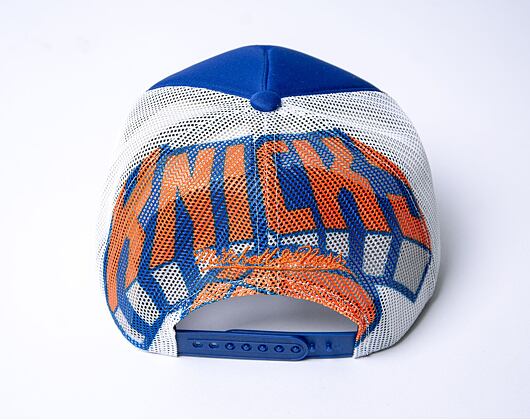 Kšiltovka Mitchell & Ness Off The Backboard Trucker New York Knicks Blue / White
