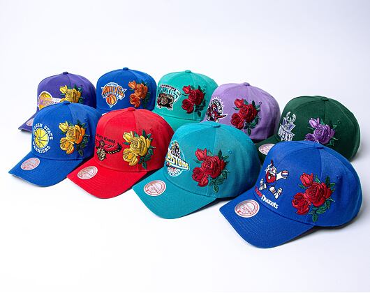 Kšiltovka Mitchell & Ness Secondary Roses Pro Snapback Hwc Golden State Warriors Blue