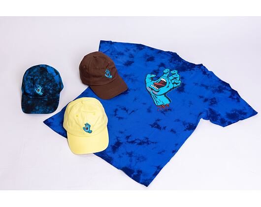 Triko Santa Cruz Screaming Hand Chest Royal Cloud Dye