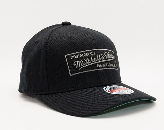 Kšiltovka Mitchell & Ness Box Logo Classic Red Snapback Branded Black