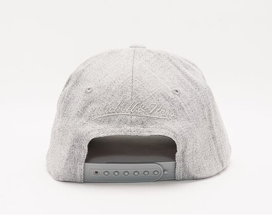 Kšiltovka Mitchell & Ness Box Logo Classic Snapback Branded Grey Heather