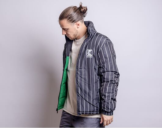 Bunda Karl Kani Retro Block Reversible Puffer Jacket Green/Black/White