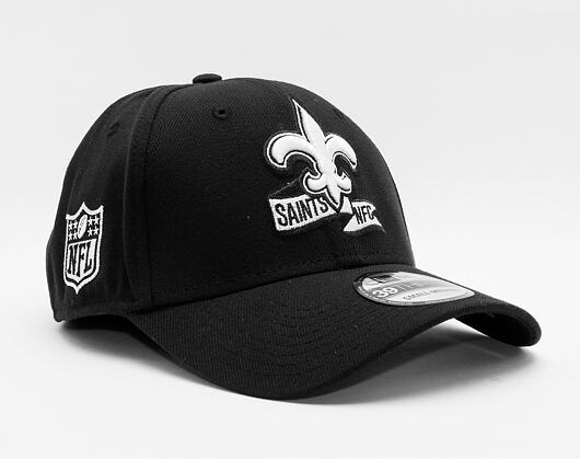 Kšiltovka New Era 39THIRTY NFL22 Sideline New Orleans Saints Black / White