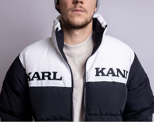 Bunda Karl Kani Retro Block Puffer Jacket black/white