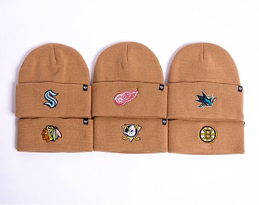 Kulich '47 Brand NHL Seattle Kraken Haymaker '47 Cuff Knit Camel