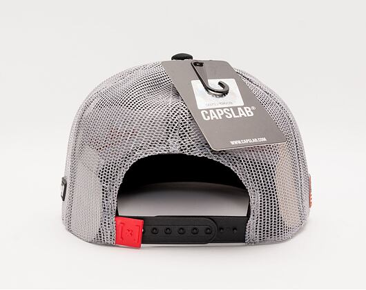 Kšiltovka Capslab NASA Snapback Trucker CL/NASA/1/US1 Royal Blue / Grey / Black