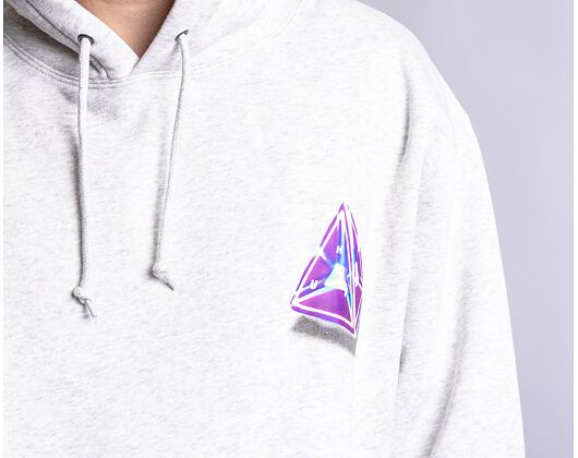 Mikina HUF Tesseract Triple Triangle Hoodie Athletic Heather