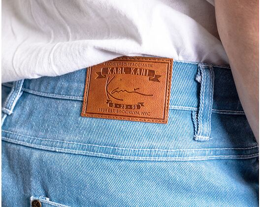 Kalhoty Karl Kani Small Signature Baggy Five Pocket Eagle Denim multicolor