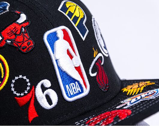 Kšiltovka New Era 59FIFTY NBA All Over Patch 5 NBA Black