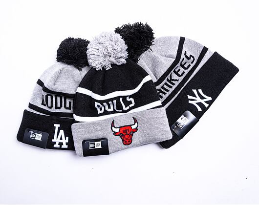 Kulich New Era MLB Jake Cuff Beanie Los Angeles Dodgers Heather Grey / Team Color