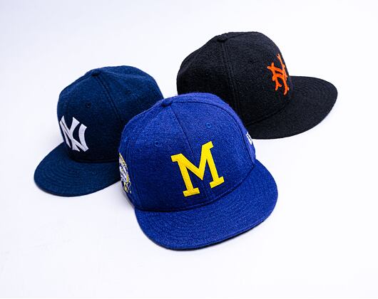 Kšiltovka New Era 59FIFTY MLB Wool Milwaukee Brewers Cooperstown Blue