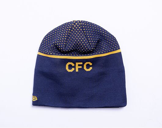 Kulich New Era Engineered Skull Beanie Chelsea FC Lion Crest Navy / Yellow