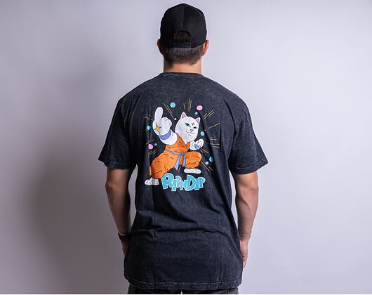 Triko Rip & Dip Power Tee Black Mineral Wash