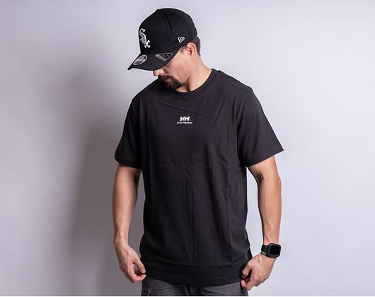 Triko Helly Hansen YU PATCH T-SHIRT 993 BLACK
