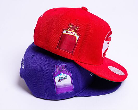 Kšiltovka Mitchell & Ness JERSEY LOVE SNAPBACK HWC ATLANTA HAWKS Red