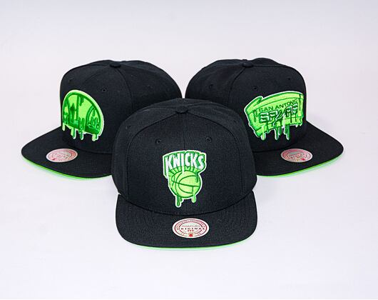 Kšiltovka Mitchell & Ness SLIME DRIP SNAPBACK HWC New York Knicks Black