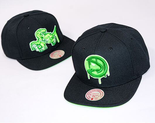 Kšiltovka Mitchell & Ness SLIME DRIP SNAPBACK HWC Atlanta Hawks Black