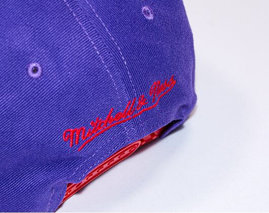 Kšiltovka Mitchell & Ness SHREDDER STRETCH SNAPBACK HWC Toronto Raptors Purple