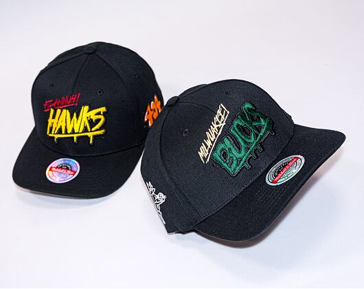 Kšiltovka Mitchell & Ness HWC Slap Sticker Classic Red Boston Celtics Black