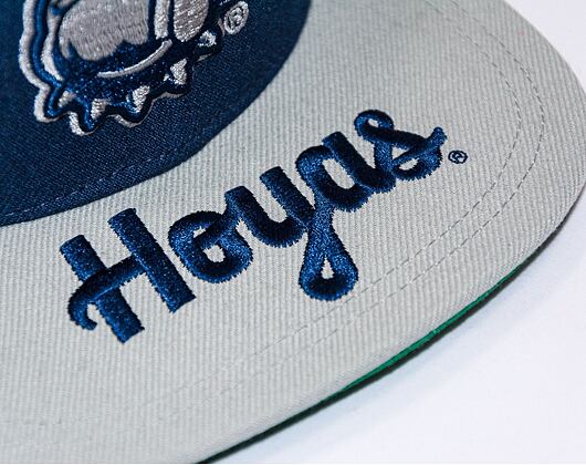Kšiltovka Mitchell & Ness LOGO BILL SNAPBACK Georgetown University Navy / Grey