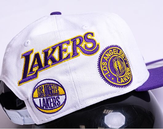 Kšiltovka New Era 9FIFTY NBA All Over Patch Los Angeles Lakers White