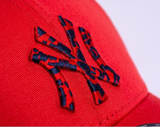 Kšiltovka New Era 9FORTY MLB Seasonal Infill  New York Yankees Alert Red/Navy