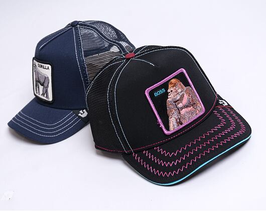 Kšiltovka Goorin - Barrel Boss Trucker - Black