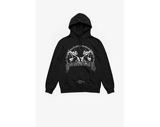 Mikina Wasted Paris Hoodie Unleashed - Black