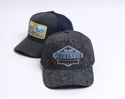 Kšiltovka Stetson Trucker Cap Harris Tweed