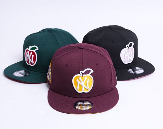 Kšiltovka New Era 9FIFTY MLB Apple New York Yankees Maroon