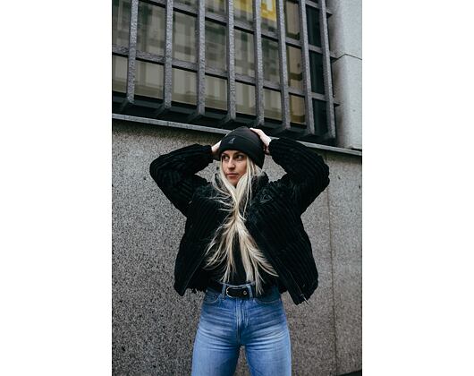 Dámská Bunda Karl Kani OG Fuzzy Corduroy Puffer Jacket black