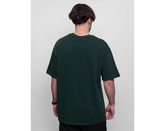 Triko New Era Oversized Pinstripe Tee Green/Navy