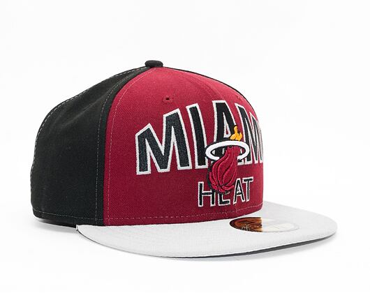 Kšiltovka New Era 59FIFTY Word Ark Miami Heat Team Color