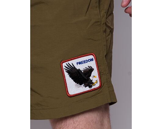 Kraťasy Goorin - Bird Bath - Dark Green