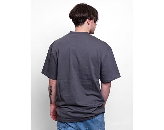Triko Karl Kani Small Signature Essential Tee dark grey