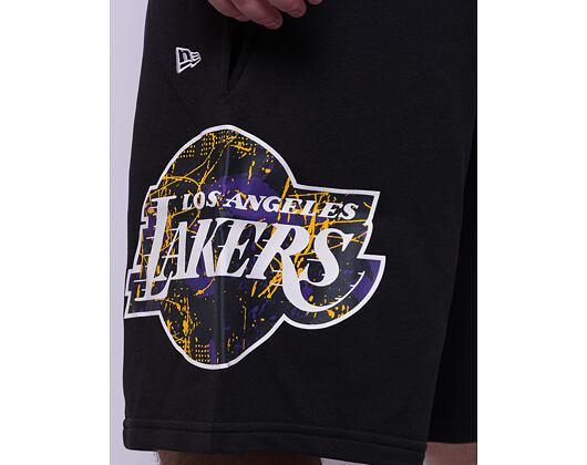 Kraťasy New Era Team Logo Oversized Shorts Los Angeles Lakers Black / Purple